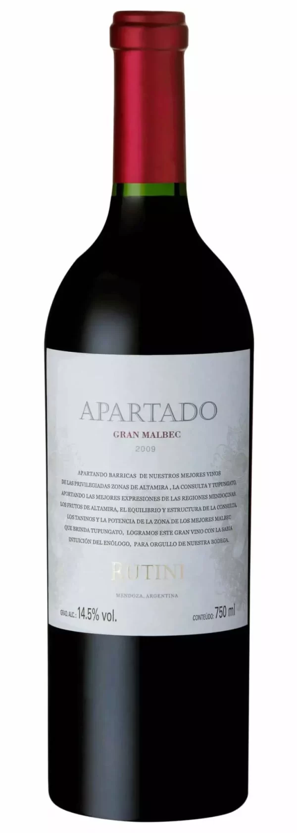 Vinho Rutini Apartado Gran Malbec